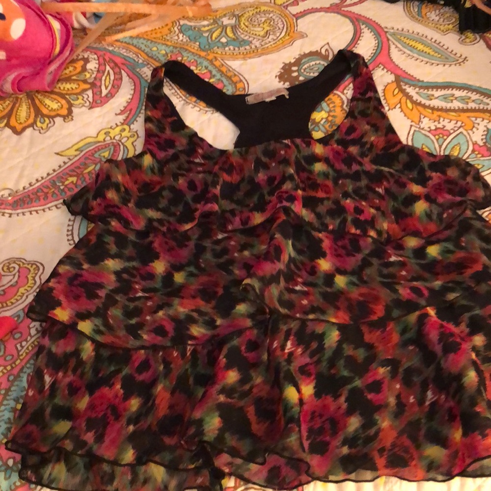 Ruffle tank